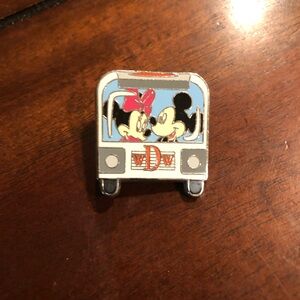 Disney Mickey and Minnie Bus Pin - WDW Travel Company Bus 2003